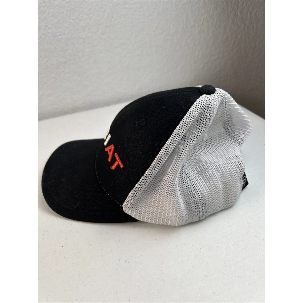 Ariat‎ Black Trucker Hat Cap Adjustable Logo Embroidered